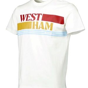 West Ham United Football Club London Men’s T-shirt English Premier White New